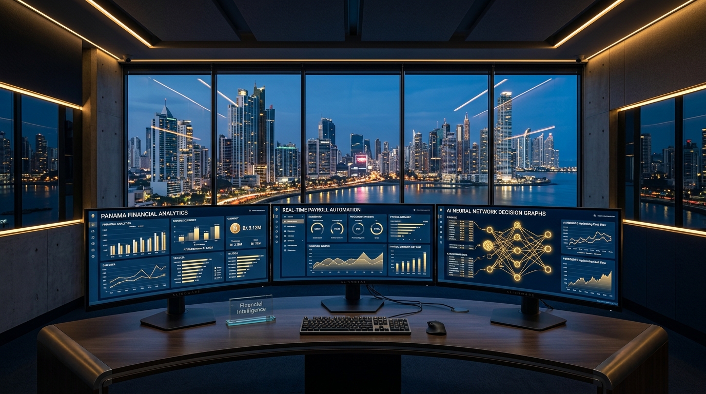 ERP Financiero & Planillas Panamá integrados con Inteligencia Artificial.